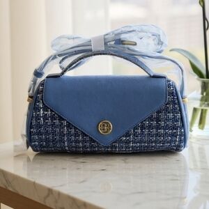 Bolvaint Paris  The Juliette Handbag Royal Blue Hues NWT